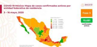 Por Covid 19 México 5,045 fallecidos
