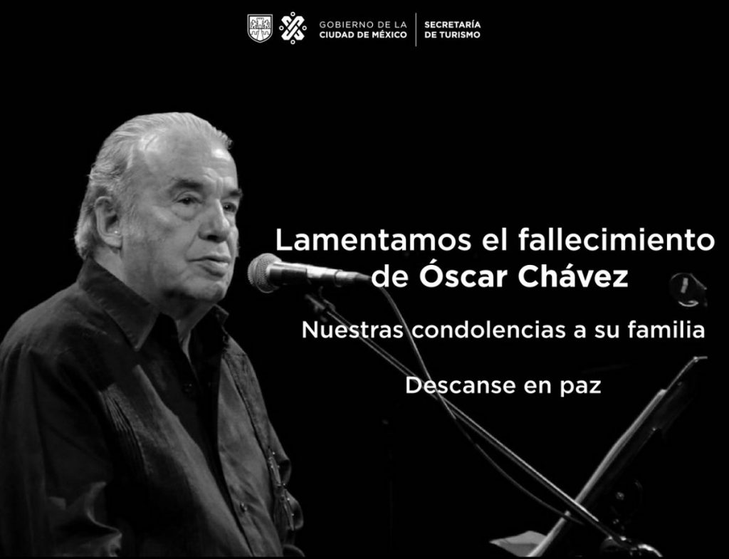 La Música de Luto Falleción un Grande Oscar Chávez