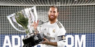 Sergio Ramos Capitán del Campeón de España